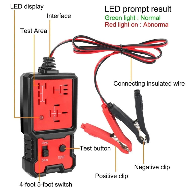 CNBJ-707 4 Pin 5 Pin Relays Quick Tester - Electronic Test by buy2fix | Online Shopping UK | buy2fix