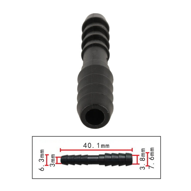 10pcs/Bag Car Straight Type Wiper Spray Nozzle Water Pipe Connection Tube - Others by buy2fix | Online Shopping UK | buy2fix