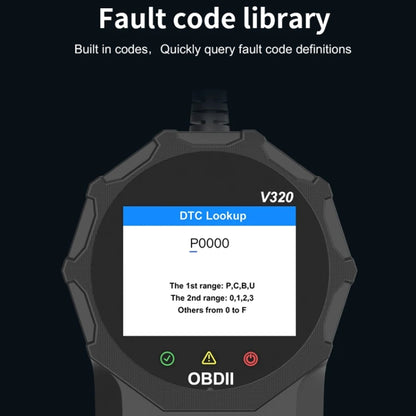V320 Car OBD2 Diagnostic Instrument Fault Clear Code Reader - Electronic Test by buy2fix | Online Shopping UK | buy2fix