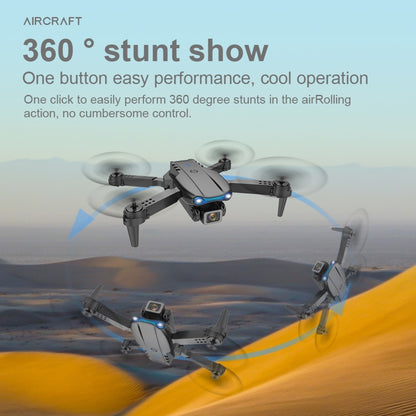 E99 Max 2.4G WiFi Foldable 4K HD Camera RC Drone Quadcopter Toy, Single Camera (Black) - RC Aircrafts by buy2fix | Online Shopping UK | buy2fix