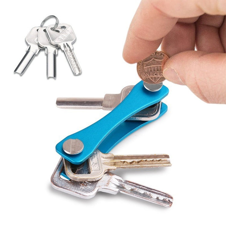 Portable Metal Key Storage Clip(Blue) - Retaining Clips by buy2fix | Online Shopping UK | buy2fix