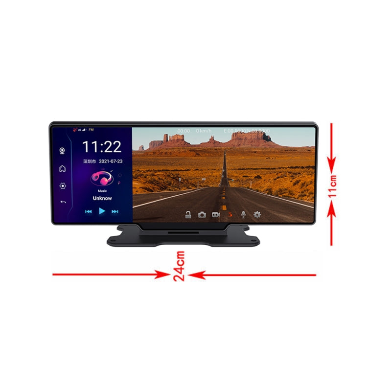 K880 Car 11 inch Widescreen 1080P 4G Center Console Driving Recorder Reversing Voice Control Android AR Navigator with Bluetooth Dongle - Car DVRs by buy2fix | Online Shopping UK | buy2fix