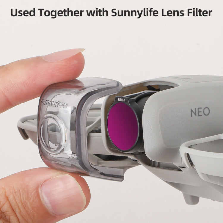 For DJI Neo Sunnylife Integrated Gimbal Protector Camera Lens Cover (Clear Grey) - Other by Sunnylife | Online Shopping UK | buy2fix