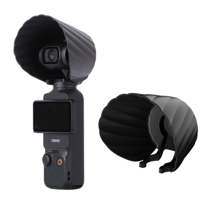 For DJI OSMO Pocket 3 Sunnylife Sunshade Lens Protective Cover Hood (Black) - Lens Accessories by Sunnylife | Online Shopping UK | buy2fix