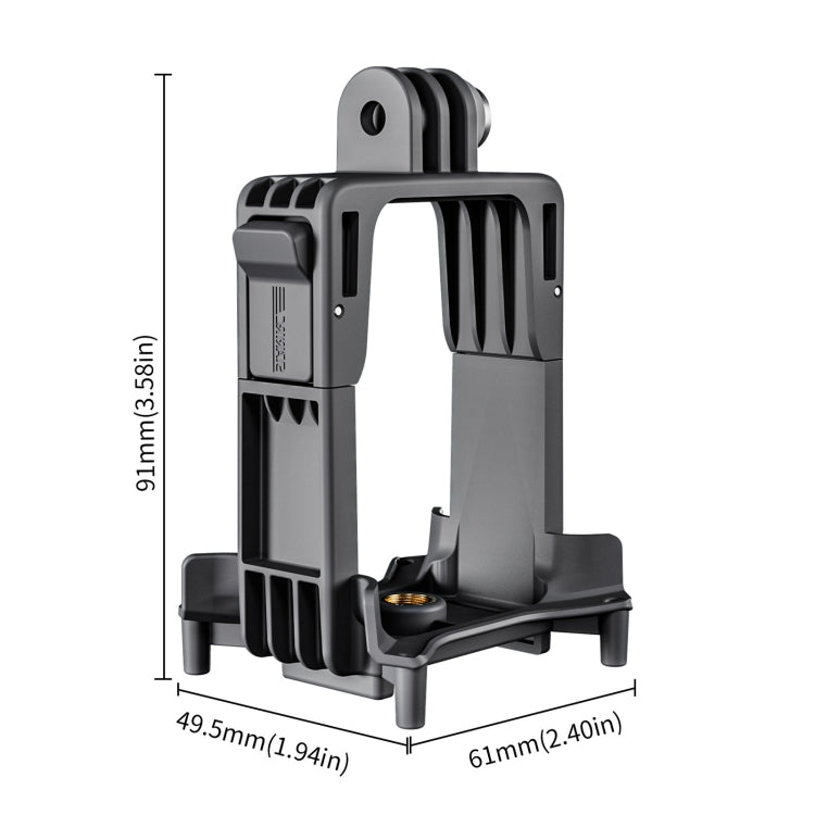 For DJI Avata 2 STARTRC Action Camera Holder Mount Drone Expansion Bracket (Black) -  by STARTRC | Online Shopping UK | buy2fix