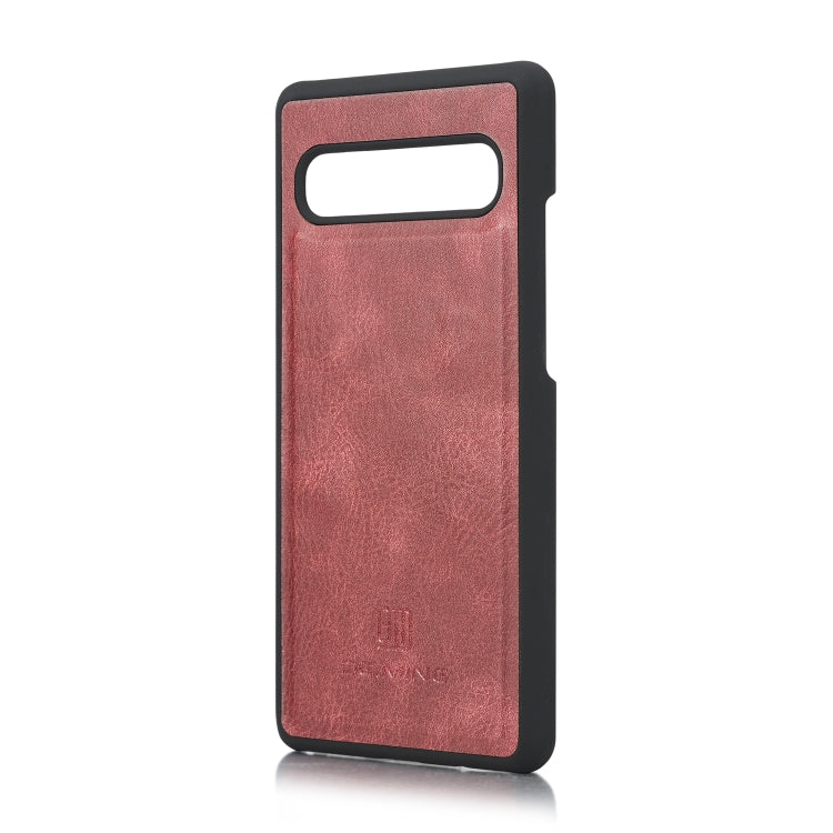 DG.MING Crazy Horse Texture Flip Detachable Magnetic Leather Case with Holder & Card Slots & Wallet for Galaxy S10 5G(Red) - Galaxy Phone Cases by DG.MING | Online Shopping UK | buy2fix