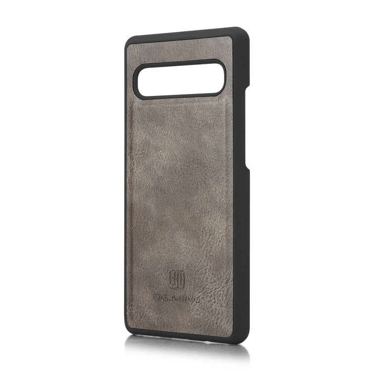 DG.MING Crazy Horse Texture Flip Detachable Magnetic Leather Case with Holder & Card Slots & Wallet for Galaxy S10 5G(Gray) - Galaxy Phone Cases by DG.MING | Online Shopping UK | buy2fix