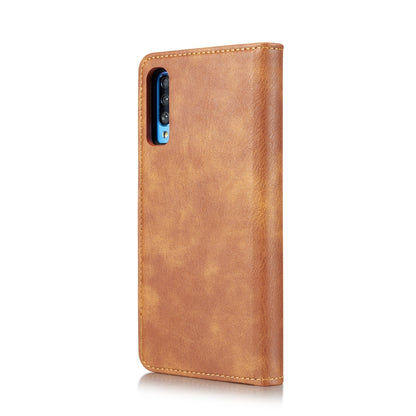 DG.MING Crazy Horse Texture Flip Detachable Magnetic Leather Case with Holder & Card Slots & Wallet for Galaxy A70(Brown) - Galaxy Phone Cases by DG.MING | Online Shopping UK | buy2fix