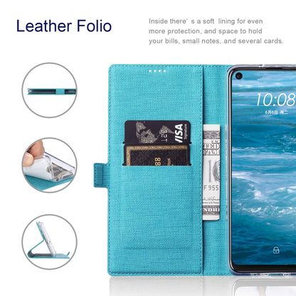 For OnePlus Nord N100 ViLi K Series Shockproof TPU + PU Leather Magnetic Buckle Horizontal Flip Case with Card Slots & Wallet & Holder(Blue) - OnePlus Cases by ViLi | Online Shopping UK | buy2fix