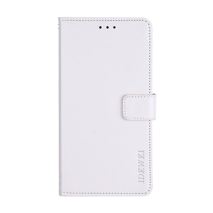 For Lenovo K12 Note idewei Crazy Horse Texture Horizontal Flip Leather Case with Holder & Card Slots & Wallet(White) - Lenovo by idewei | Online Shopping UK | buy2fix