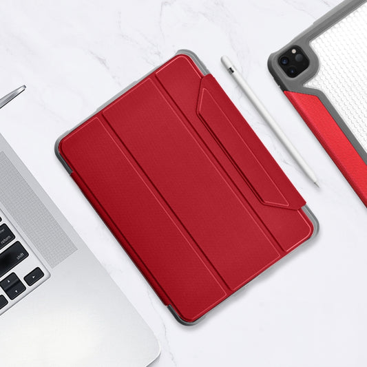 For iPad Pro 12.9 2022 / 2021 / 2020 Mutural Yagao Series PC Horizontal Flip Leather Tablet Case with Holder & Pen Slot(Red) - iPad Pro 12.9 (2022/2021) Cases by Mutural | Online Shopping UK | buy2fix