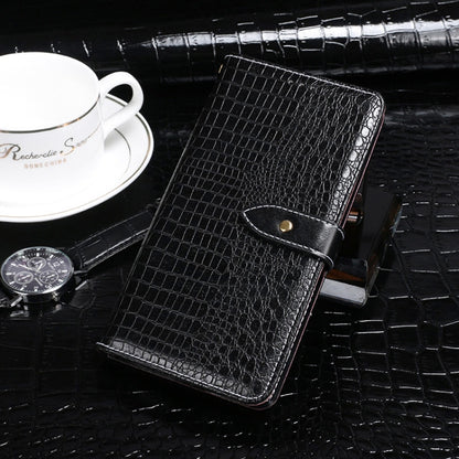 For TCL 10 5G idewei Crocodile Texture Horizontal Flip Leather Case with Holder & Card Slots & Wallet(Black) - More Brand by idewei | Online Shopping UK | buy2fix