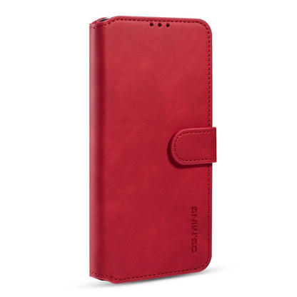 For Xiaomi Redmi K40 Pro DG.MING Retro Oil Side Horizontal Flip Leather Case with Holder & Card Slots & Wallet(Red) - Xiaomi Cases by DG.MING | Online Shopping UK | buy2fix