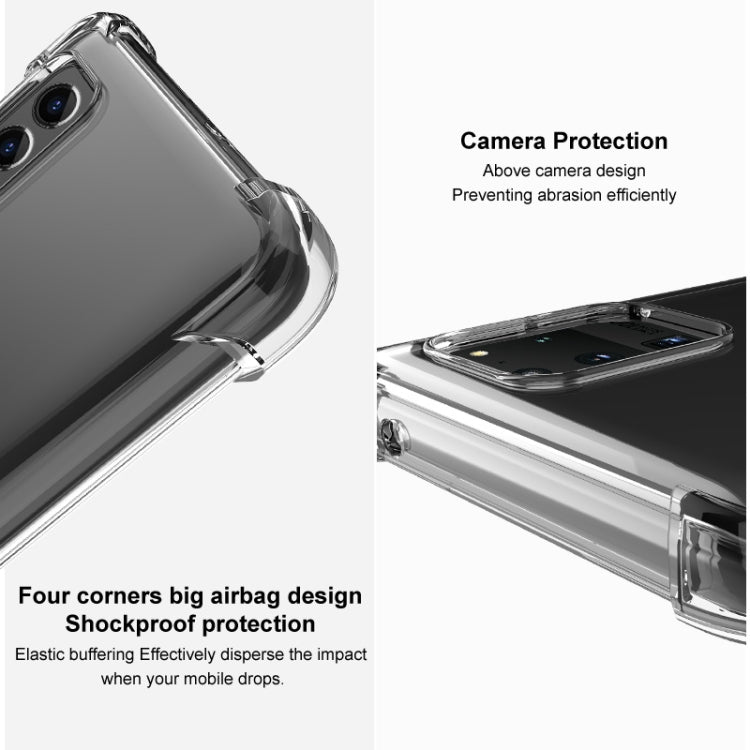 For Xiaomi Mi 11 Ultra IMAK All-inclusive Shockproof Airbag TPU Case (Transparent Black) - Xiaomi Cases by imak | Online Shopping UK | buy2fix