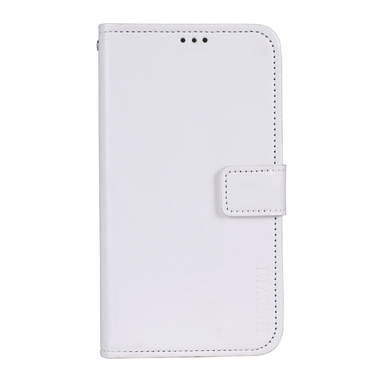 For Wiko Y51 idewei Crazy Horse Texture Horizontal Flip Leather Case with Holder & Card Slots & Wallet(White) - Wiko by idewei | Online Shopping UK | buy2fix