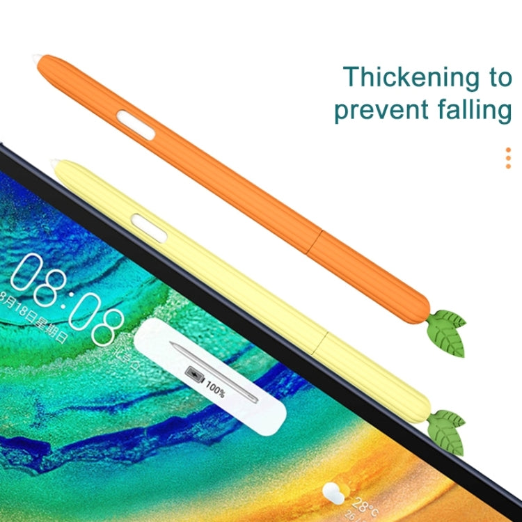 For Samsung Galaxy Tab S7 SM-870 / SM-T875 Fruit and Vegetable Shape Stylus Silicone Protective Case(Avocado) - Pencil Accessories by buy2fix | Online Shopping UK | buy2fix