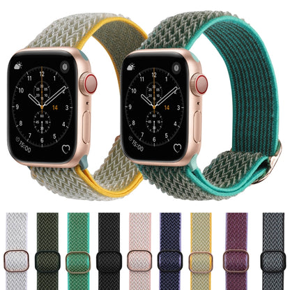 Wave Texture Nylon Watch Band For Apple Watch Ultra 49mm&Watch Ultra 2 49mm / Series 9&8&7 45mm / SE 3&SE 2&6&SE&5&4 44mm / 3&2&1 42mm(Lilac) - Watch Bands by buy2fix | Online Shopping UK | buy2fix