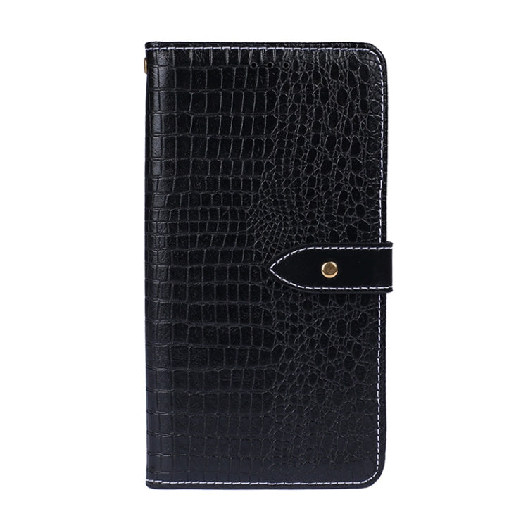 For Infinix Note 10 Pro idewei Crocodile Texture Horizontal Flip Leather Case with Holder & Card Slots & Wallet(Black) - Infinix Cases by idewei | Online Shopping UK | buy2fix