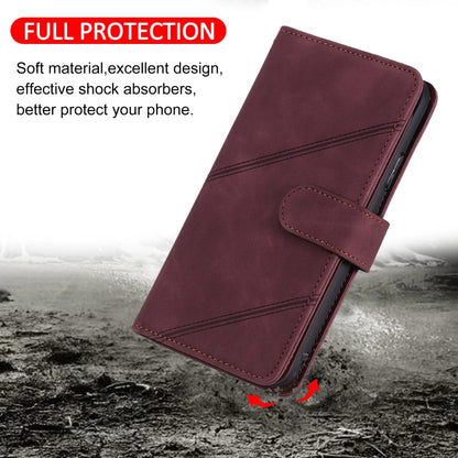 For Xiaomi Redmi 7A Skin Feel Business Horizontal Flip PU Leather Case with Holder & Multi-Card Slots & Wallet & Lanyard & Photo Frame(Red) - Xiaomi Cases by buy2fix | Online Shopping UK | buy2fix