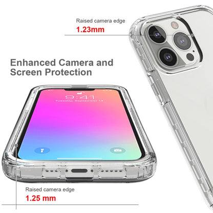 For iPhone 13 Shockproof High Transparency Two-color Gradual Change PC+TPU Candy Colors Protective Case(Transparent) - iPhone 13 Cases by buy2fix | Online Shopping UK | buy2fix