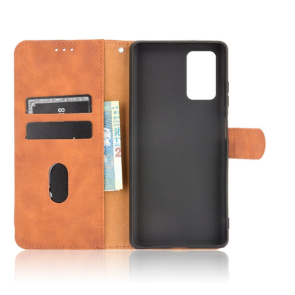 For Blackview A100 Solid Color Skin Feel Magnetic Buckle Horizontal Flip Calf Texture PU Leather Case with Holder & Card Slots & Wallet(Brown) - More Brand by buy2fix | Online Shopping UK | buy2fix