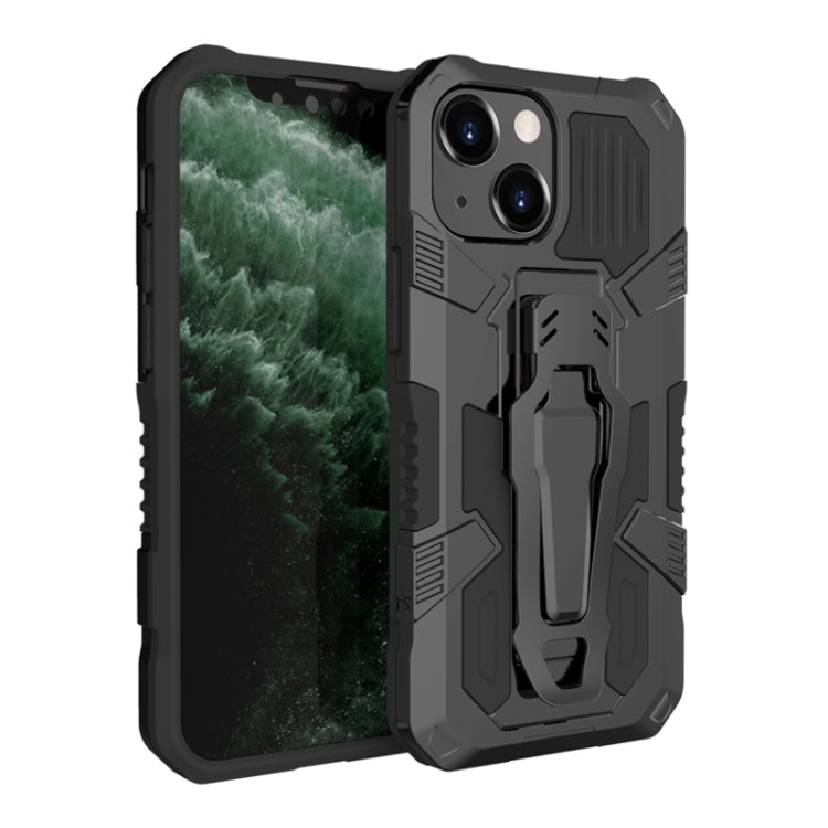 For iPhone 13 mini Machine Armor Warrior Shockproof PC + TPU Protective Case (Black) - iPhone 13 mini Cases by buy2fix | Online Shopping UK | buy2fix