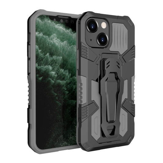 For iPhone 13 mini Machine Armor Warrior Shockproof PC + TPU Protective Case (Grey) - iPhone 13 mini Cases by buy2fix | Online Shopping UK | buy2fix