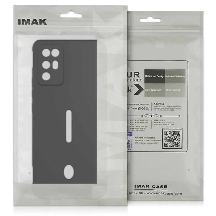 For OPPO Reno6 5G IMAK UC-4 Series Straight Edge TPU Soft Protective Case(Dark Green) - OPPO Cases by imak | Online Shopping UK | buy2fix