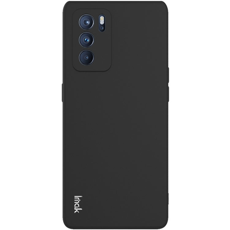 For OPPO Reno6 Pro 5G IMAK UC-4 Series Straight Edge TPU Soft Protective Case(Black) - OPPO Cases by imak | Online Shopping UK | buy2fix