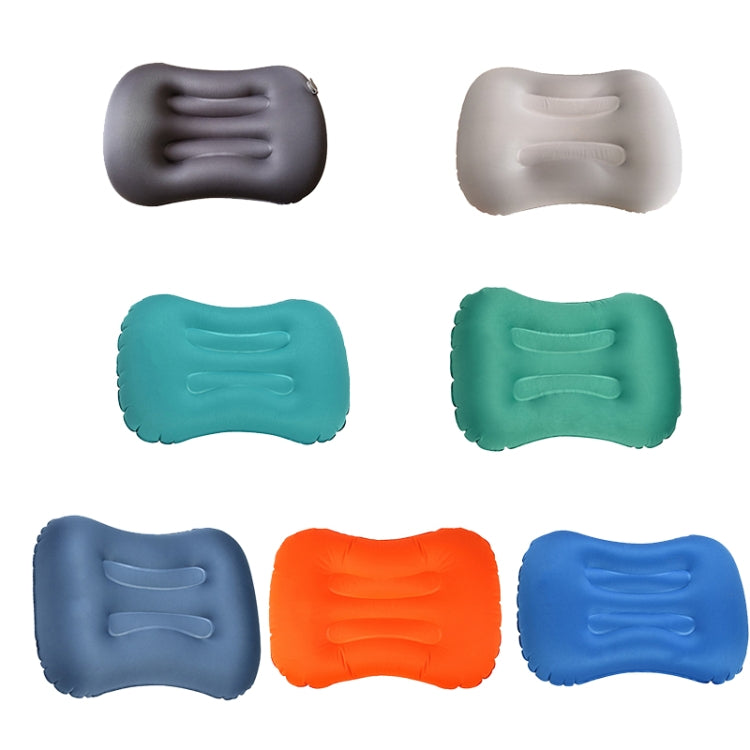 Outdoor Camping Trip Foldable Portable Inflatable Pillow Nap Waist Pillow, Specification:Inflate with Your Mouth(Dark Blue) - Camping Mats by buy2fix | Online Shopping UK | buy2fix