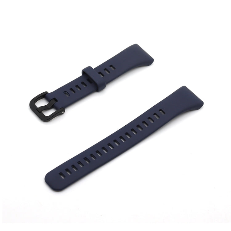 For Honor Band 6 Pure Color Silicone Watch Band(Midnight Blue) - Watch Bands by buy2fix | Online Shopping UK | buy2fix