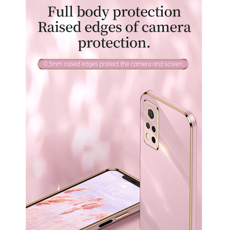 For Honor V40 5G XINLI Straight Edge 6D Electroplate TPU Phone Case(Cherry Purple) - Honor Cases by XINLI | Online Shopping UK | buy2fix