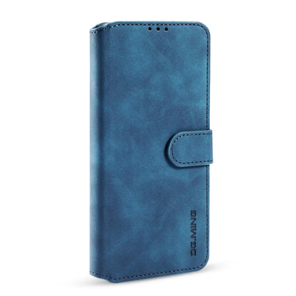 For Xiaomi Redmi Note 10 5G DG.MING Retro Oil Side Horizontal Flip Leather Case with Holder & Card Slots & Wallet(Blue) - Xiaomi Cases by DG.MING | Online Shopping UK | buy2fix