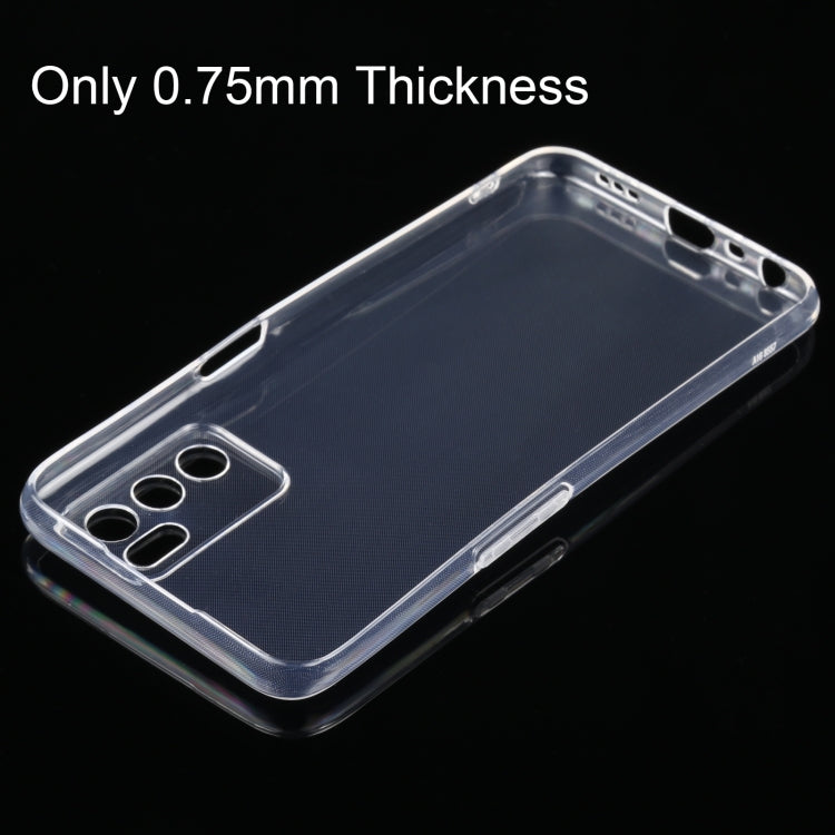 For OPPO A16 0.75mm Ultra-thin Transparent TPU Soft Protective Case - OPPO Cases by buy2fix | Online Shopping UK | buy2fix