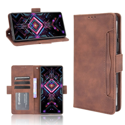 For Xiaomi Poco F3 GT/Redmi K40 Gaming Skin Feel Calf Pattern Horizontal Flip Leather Case with Holder & Card Slots & Photo Frame(Brown) - Xiaomi Cases by buy2fix | Online Shopping UK | buy2fix