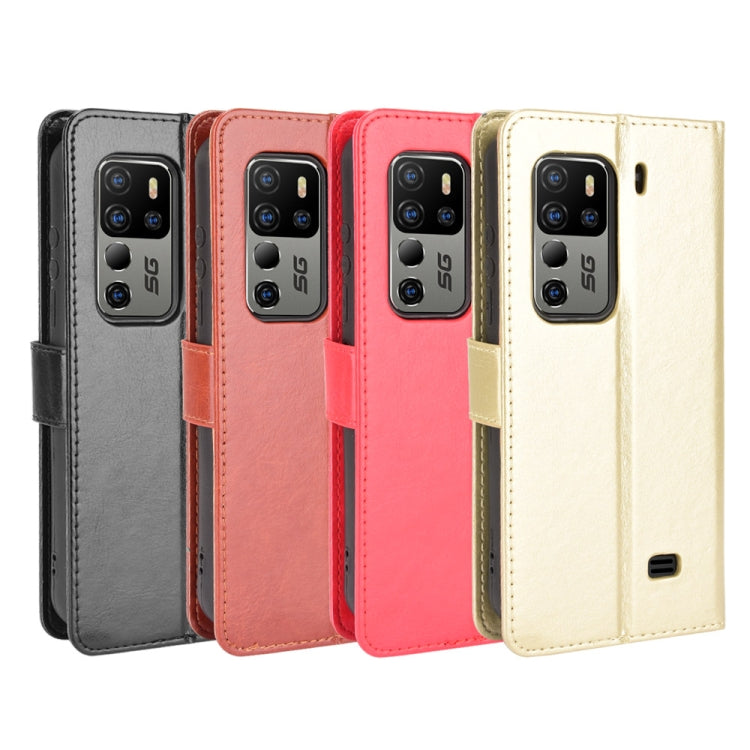 For Ulefone Armor 11 5G/11T 5G Crazy Horse Texture Horizontal Flip Leather Case with Holder & Card Slots & Lanyard(Gold) - More Brand by buy2fix | Online Shopping UK | buy2fix