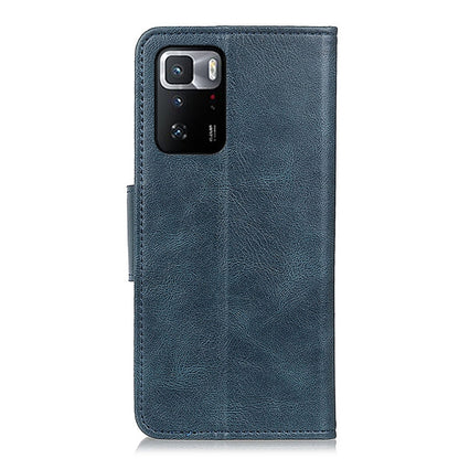 For Xiaomi Poco X3 GT Mirren Crazy Horse Texture Horizontal Flip Leather Case with Holder & Card Slots & Wallet(Blue) - Xiaomi Cases by buy2fix | Online Shopping UK | buy2fix