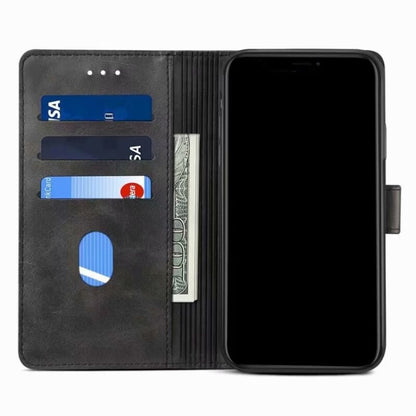For iPhone 13 GUSSIM Business Style Horizontal Flip Leather Case with Holder & Card Slots & Wallet(Black) - iPhone 13 Cases by GUSSIM | Online Shopping UK | buy2fix