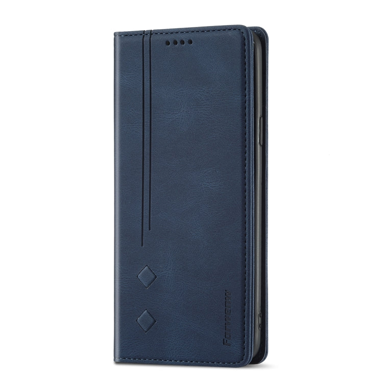 For Samsung Galaxy S9+ Forwenw F2 Series Magnetic Horizontal Flip Leather Case with Holder & Card Slots & Wallet(Blue) - Galaxy Phone Cases by Forwenw | Online Shopping UK | buy2fix