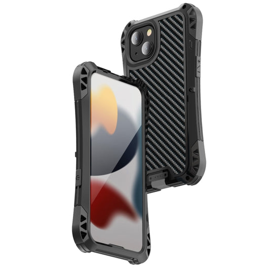 For iPhone 13 Pro Max R-JUST AMIRA Shockproof Dustproof Waterproof Metal Protective Case (Black) - iPhone 13 Pro Max Cases by R-JUST | Online Shopping UK | buy2fix