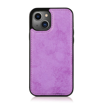 For iPhone 13 mini Retro 2 in 1 Detachable Horizontal Flip Leather Case with Card Slots & Wallet For  iPhone 13 Mini(Purple) - iPhone 13 mini Cases by buy2fix | Online Shopping UK | buy2fix