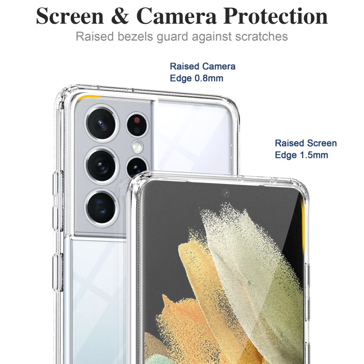 For Samsung Galaxy S21 Ultra 5G Crystal Clear Shockproof PC + TPU Protective Case(Transparent) - Galaxy S21 Ultra 5G Cases by buy2fix | Online Shopping UK | buy2fix