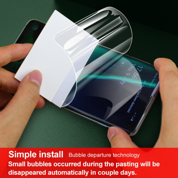 For Huawei P50 Pro 2 PCS IMAK 0.15mm Curved Full Screen Protector Hydrogel Film Back Protector - Huawei Tempered Glass by imak | Online Shopping UK | buy2fix