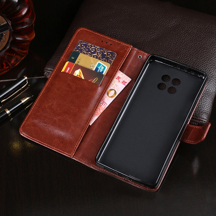 idewei Crazy Horse Texture Horizontal Flip Leather Case with Holder & Card Slots & Wallet For Honor X20(Brown) - Honor Cases by idewei | Online Shopping UK | buy2fix