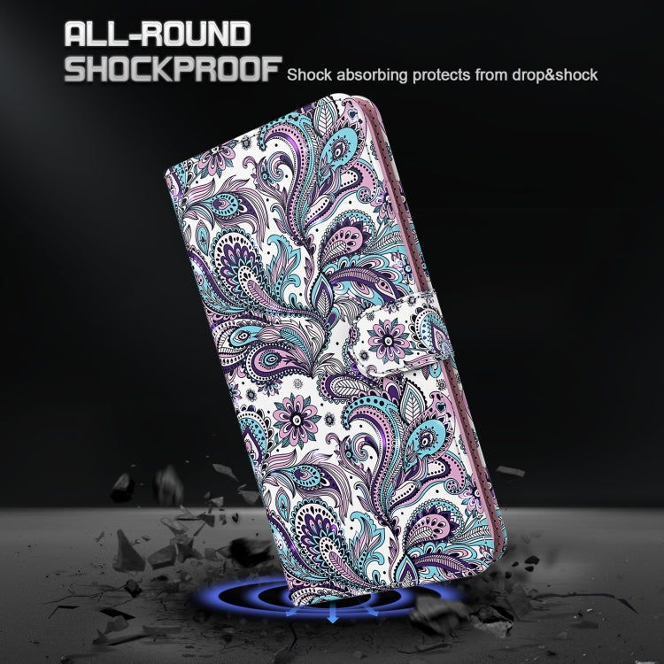 For iPhone 13 Pro 3D Painting Pattern Horizontal Flip TPU + PU Leather Case with Holder & Card Slots & Wallet (Swirl Pattern) - iPhone 13 Pro Cases by buy2fix | Online Shopping UK | buy2fix