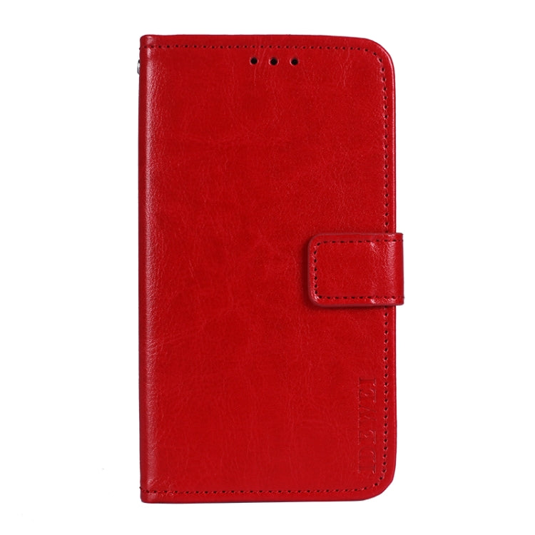 idewei Crazy Horse Texture Horizontal Flip Leather Case with Holder & Card Slots & Wallet For Doogee N40 Pro(Red) - More Brand by idewei | Online Shopping UK | buy2fix