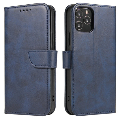 For iPhone 13 mini Calf Texture Buckle Horizontal Flip Leather Case with Holder & Card Slots & Wallet (Blue) - iPhone 13 mini Cases by buy2fix | Online Shopping UK | buy2fix