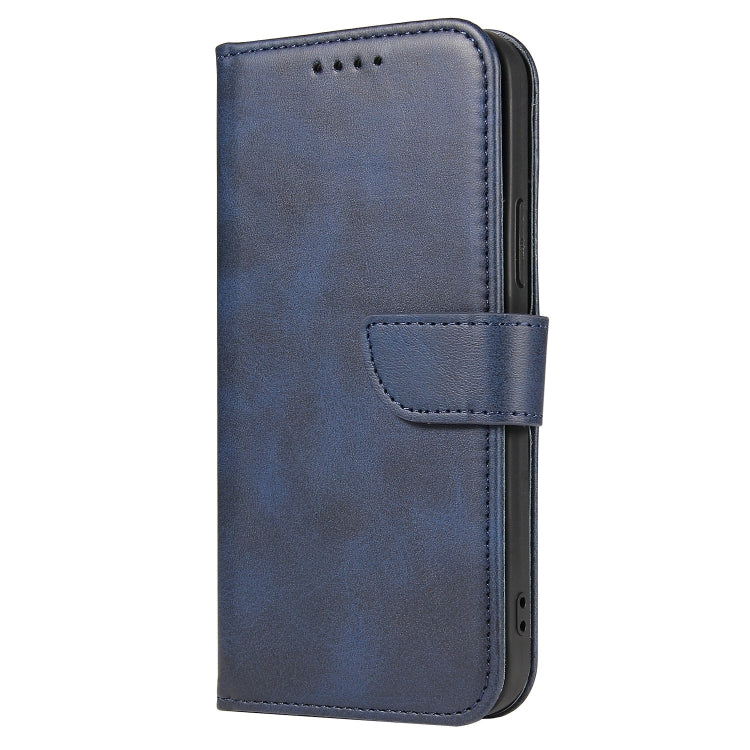 For iPhone 13 mini Calf Texture Buckle Horizontal Flip Leather Case with Holder & Card Slots & Wallet (Blue) - iPhone 13 mini Cases by buy2fix | Online Shopping UK | buy2fix