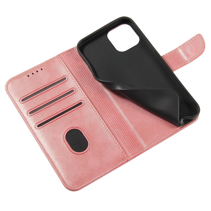 For iPhone 13 mini Calf Texture Buckle Horizontal Flip Leather Case with Holder & Card Slots & Wallet (Rose Gold) - iPhone 13 mini Cases by buy2fix | Online Shopping UK | buy2fix