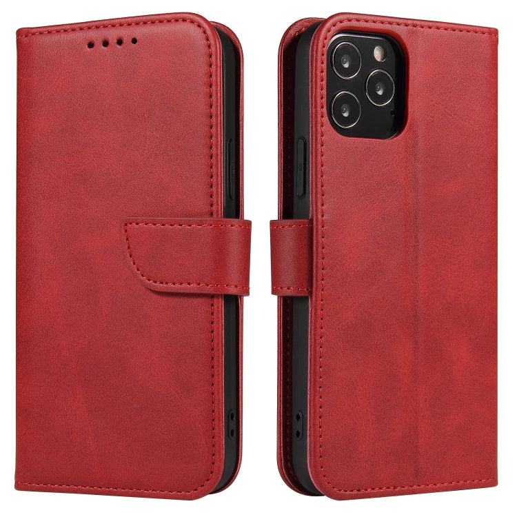 For iPhone 13 mini Calf Texture Buckle Horizontal Flip Leather Case with Holder & Card Slots & Wallet (Red) - iPhone 13 mini Cases by buy2fix | Online Shopping UK | buy2fix